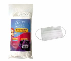 Máscara Descartável Tripla com Elástico branca com 12 unid. – CELS