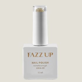 Esmalte em Gel Glitter Champagne – Fazz Up