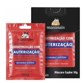 Sachê Queratina com Cauterização – Maxihair 50gr